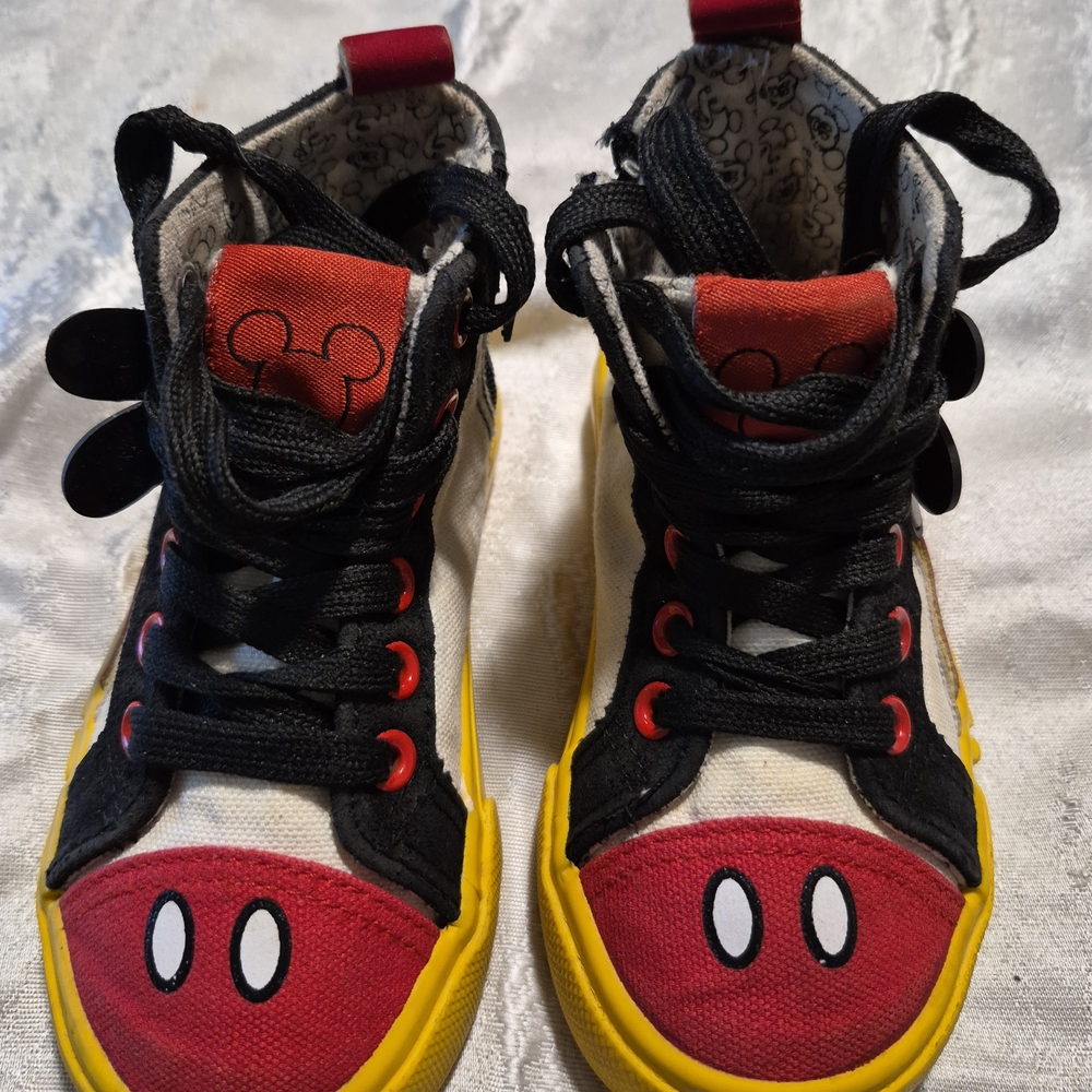 Disney Kids Sneakers - Red, Black, and Yellow